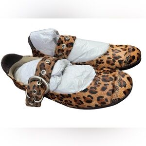 Bernardo Leopard Print Flats